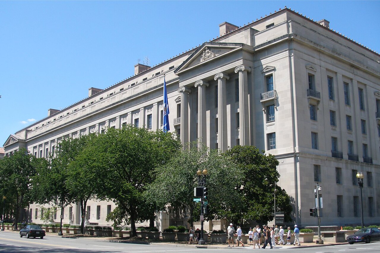 U.S. Department of Justice headquarters in Washington, D.C.