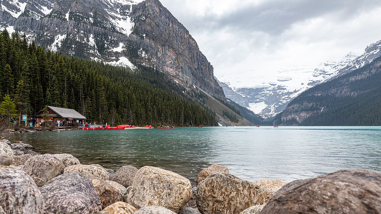Vancouver skyline with residential buildings