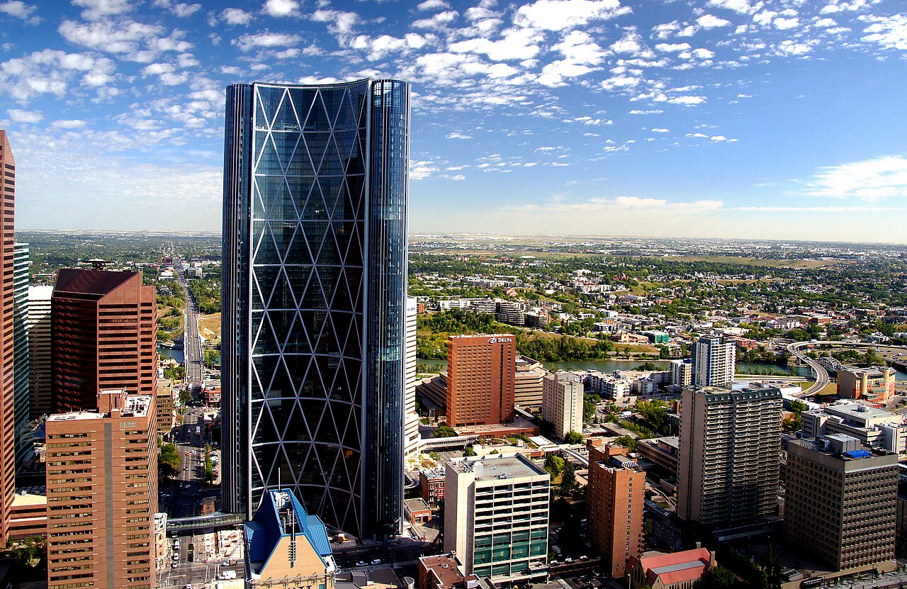 Calgary skyline downtown Alberta